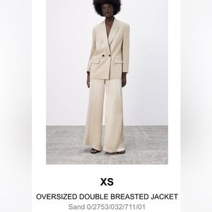 Zara double breasted jacket